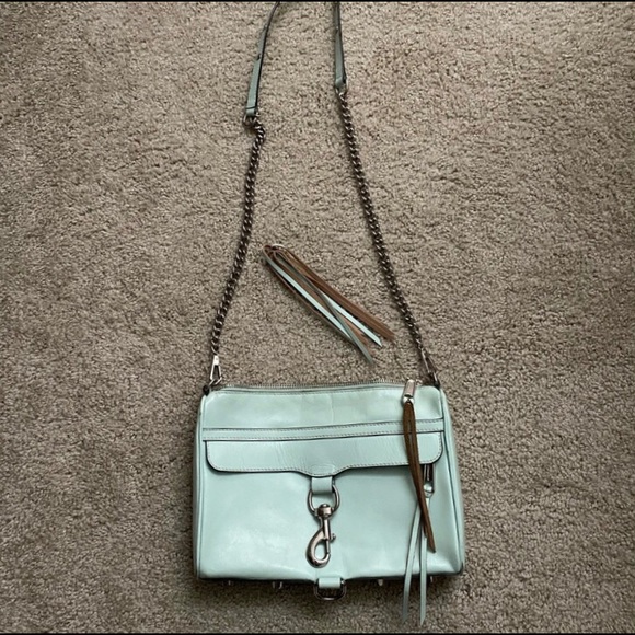 Large MAC Rebecca Minkoff Purse in Mint - Picture 2 of 7
